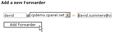 Adding a forwarder